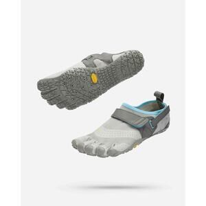 Vibram FiveFingers Womens V-Aqua Water Shoes EU 38 US 7.5-8 Grey Blue EUC
